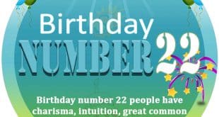 Birthday Number 22