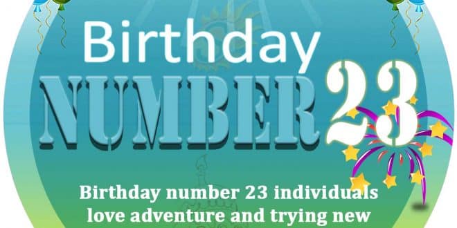 Birthday Number 23