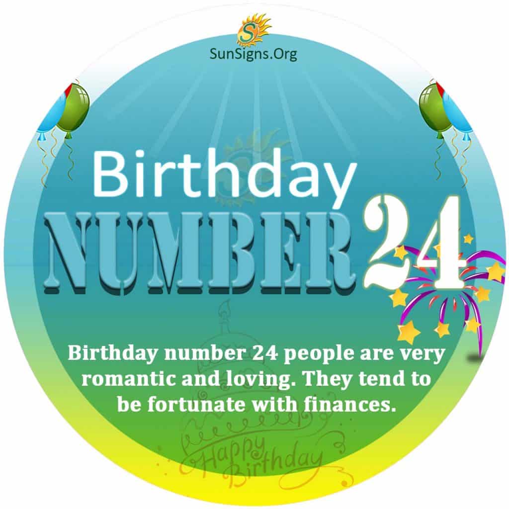 Birthday Number 24