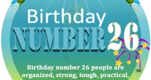 Birthday Number 26
