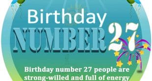 Birthday Number 27