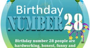Birthday Number 28