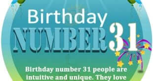 Birthday Number 31