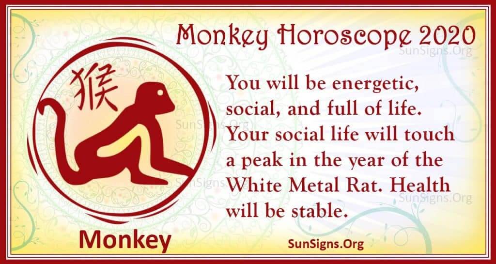 monkey horoscope 2020