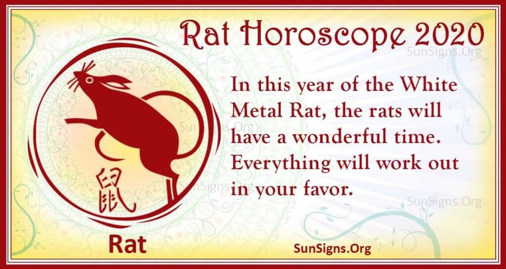 rat horoscope 2020