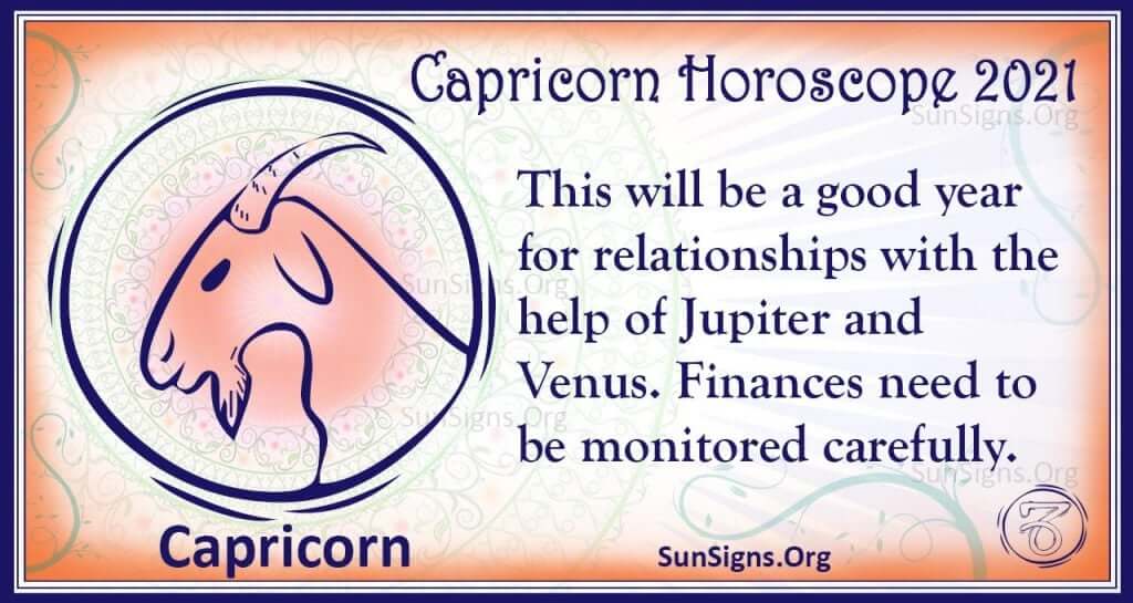 Capricorn Horoscope 2021 Get Your Predictions Now!