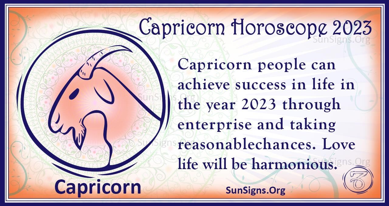 Capricorn 2023 Horoscope - 2023