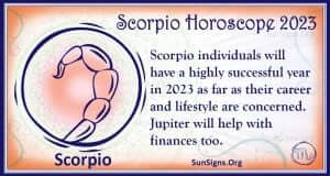 2023 scorpio horoscope sunsigns