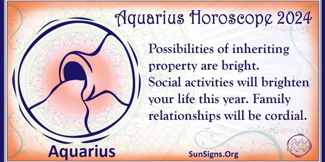 Aquarius Horoscope 2024 Get Your Predictions Now!