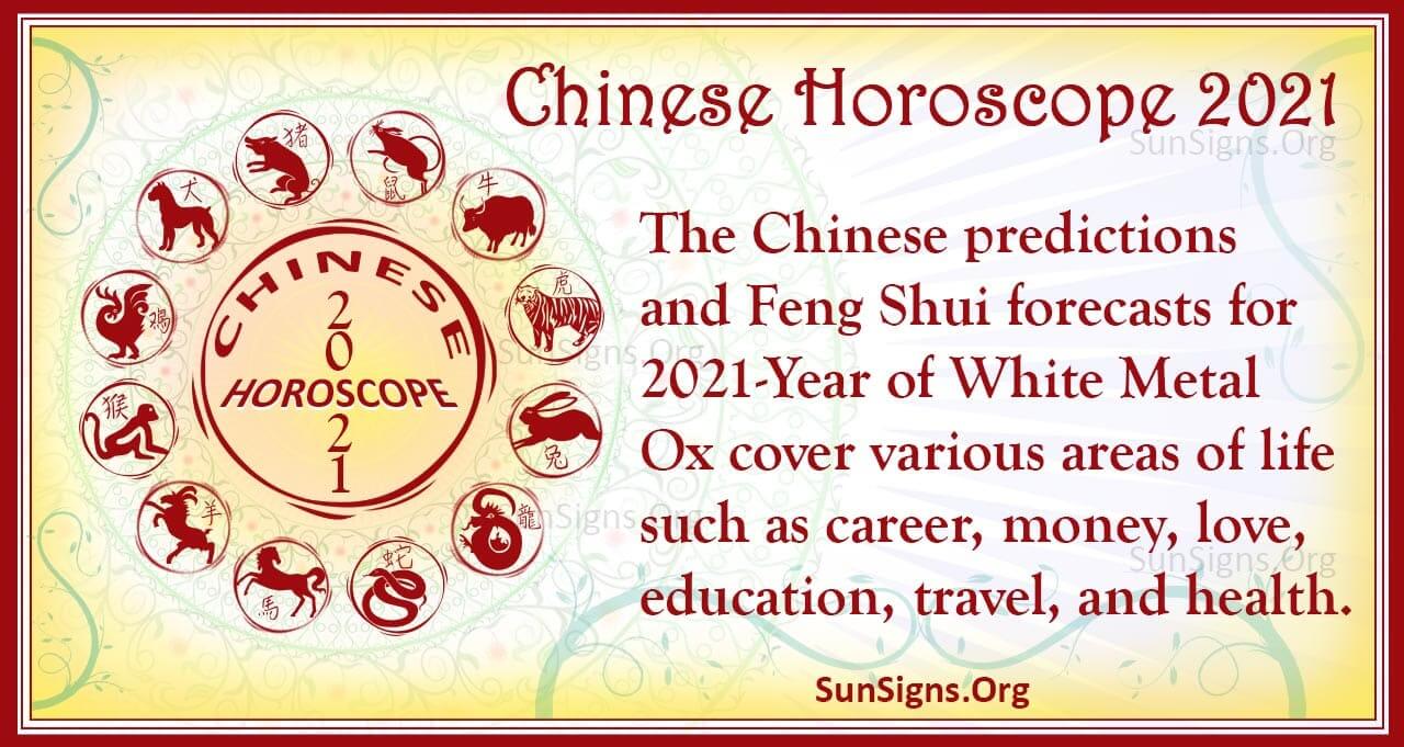 2021 zodiac calendar Chinese Horoscope 2021 Year Of The White Metal Ox Sunsigns Org 2021 zodiac calendar