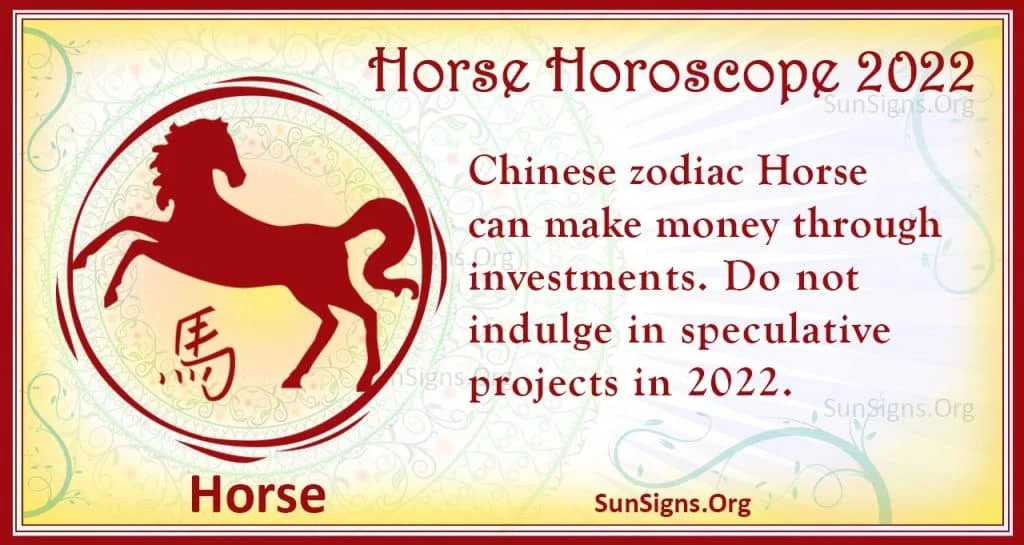 chinese horoscope 2022 horse