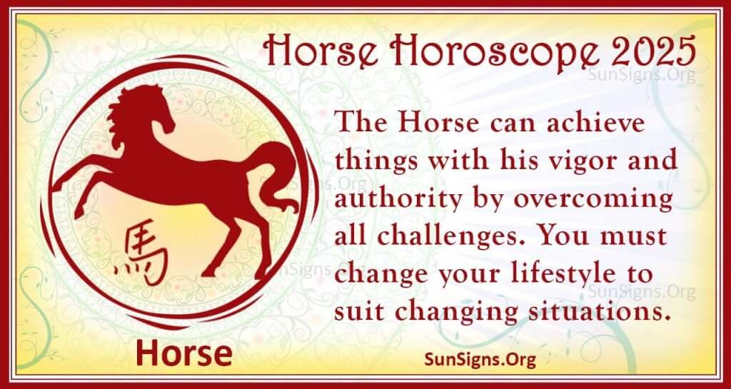 horse chinese horoscope 2025
