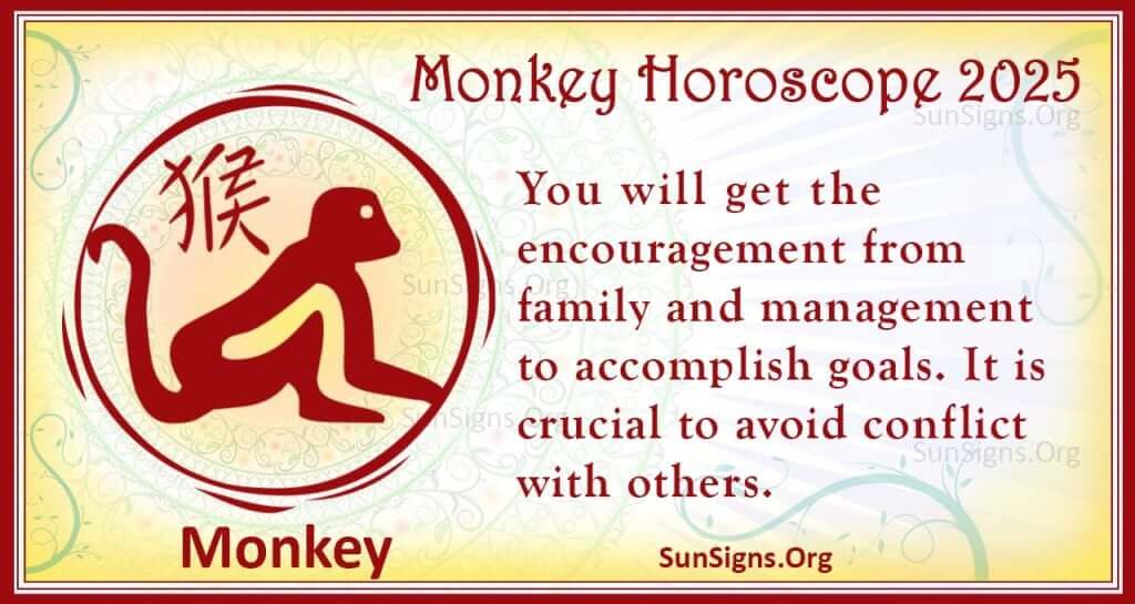 monkey chinese horoscope 2025