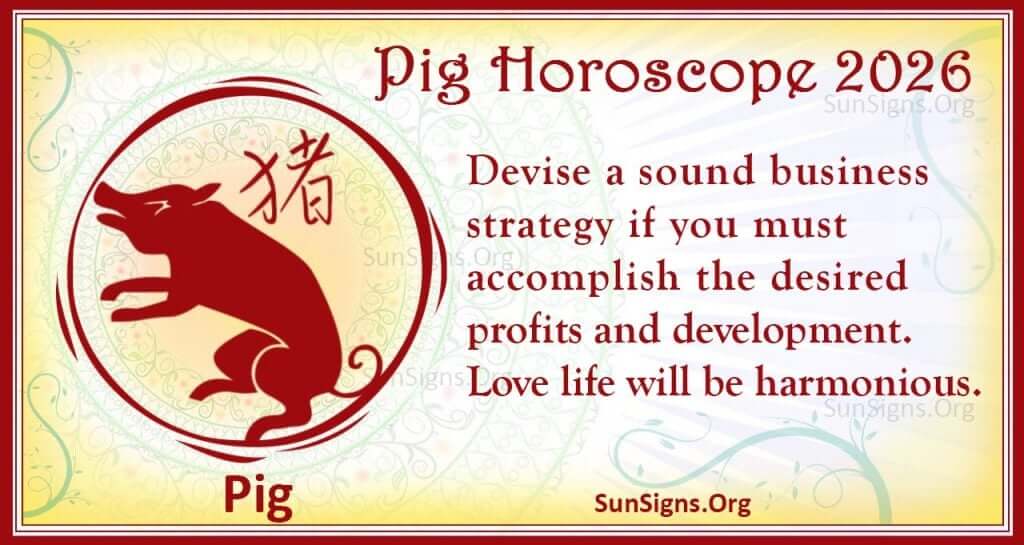 pig chinese horoscope 2026