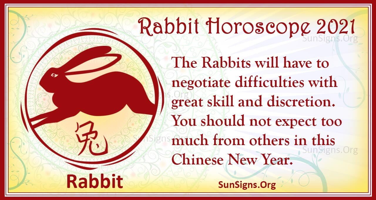 Rabbit Horoscope 2021 Luck And Feng Shui Predictions SunSigns Org