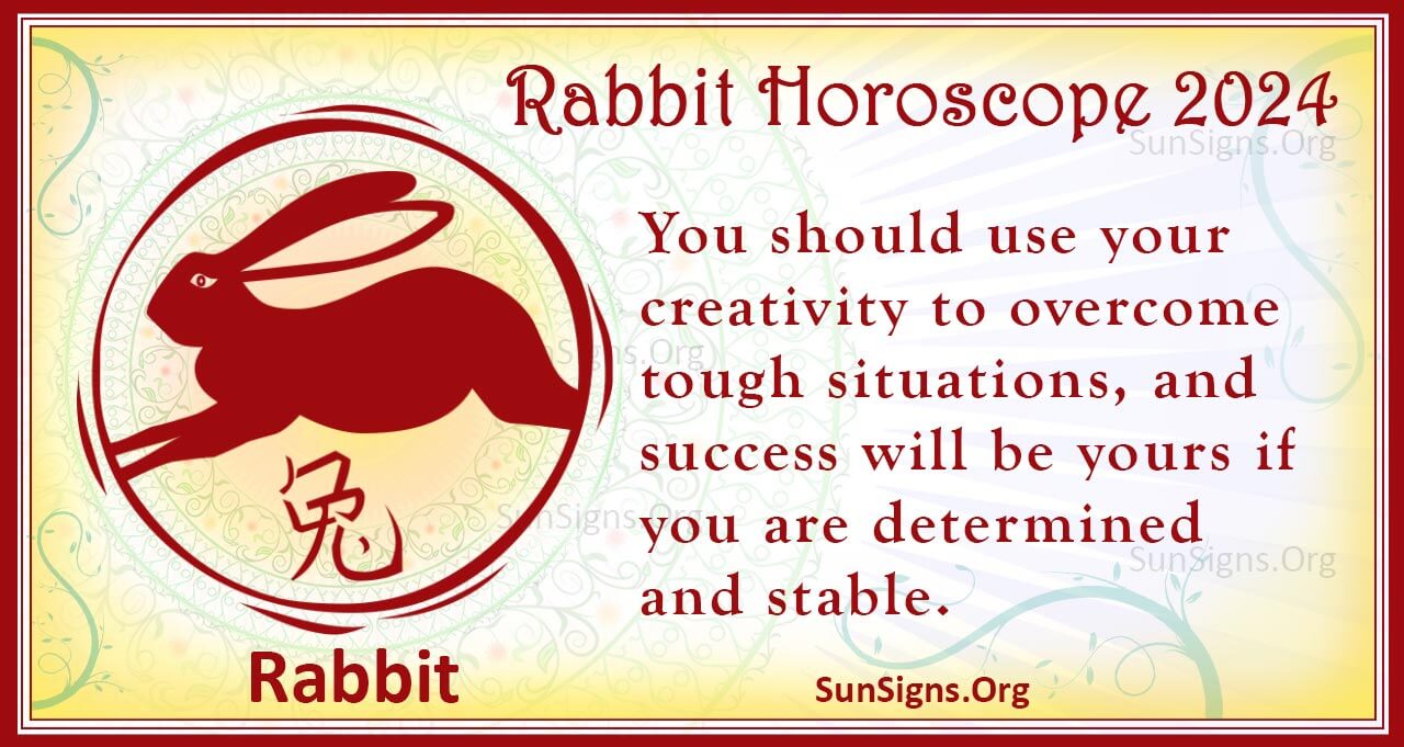 Rabbit Horoscope 2024 - Luck And Feng Shui Predictions! - SunSigns.Org
