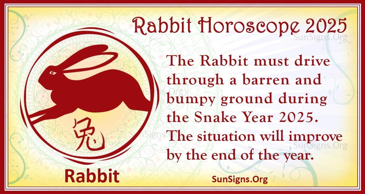 Rabbit Horoscope 2025 Luck And Feng Shui Predictions!