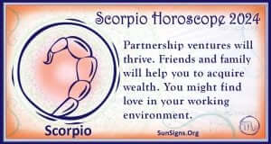 horoscope scorpio 2024 2022 zodiac predictions sunsigns sign astrology signs