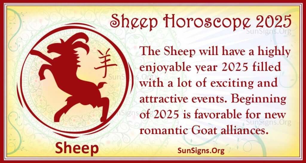 sheep chinese horoscope 2025