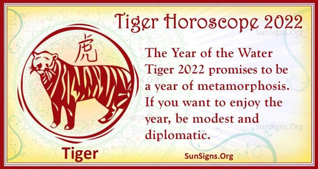 Tiger Horoscope 2022 Luck And Feng Shui Predictions!