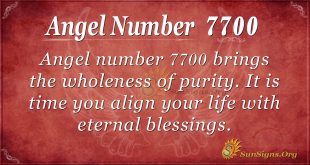 angel number 7700