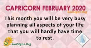 Capricorn February 2020 Horoscope