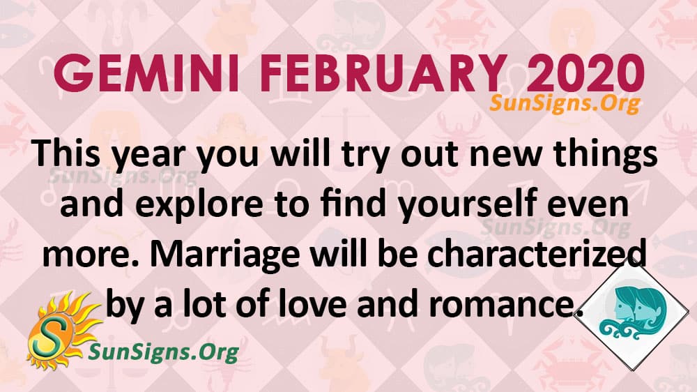 Gemini February 2020 Horoscope