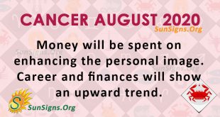 Cancer August 2020 Horoscope