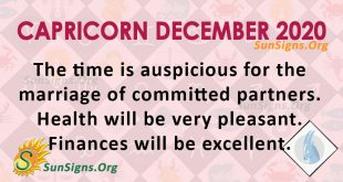 Capricorn December 2020 Horoscope
