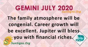 Gemini July 2020 Horoscope