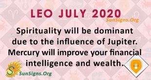 Leo July 2020 Horoscope