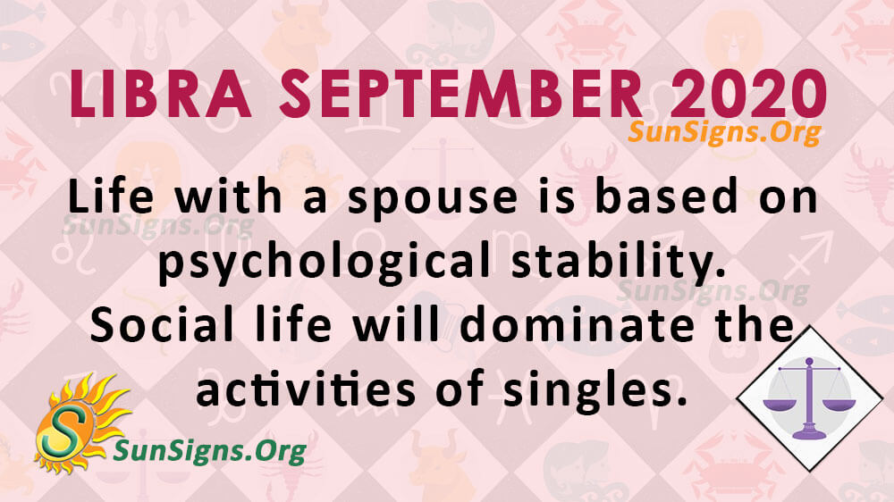 Libra September 2020 Horoscope