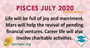 Pisces July 2020 Horoscope