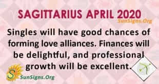 Sagittarius April 2020 Horoscope