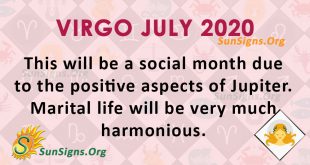 Virgo July 2020 Horoscope