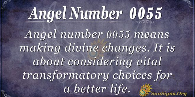 angel number 0055
