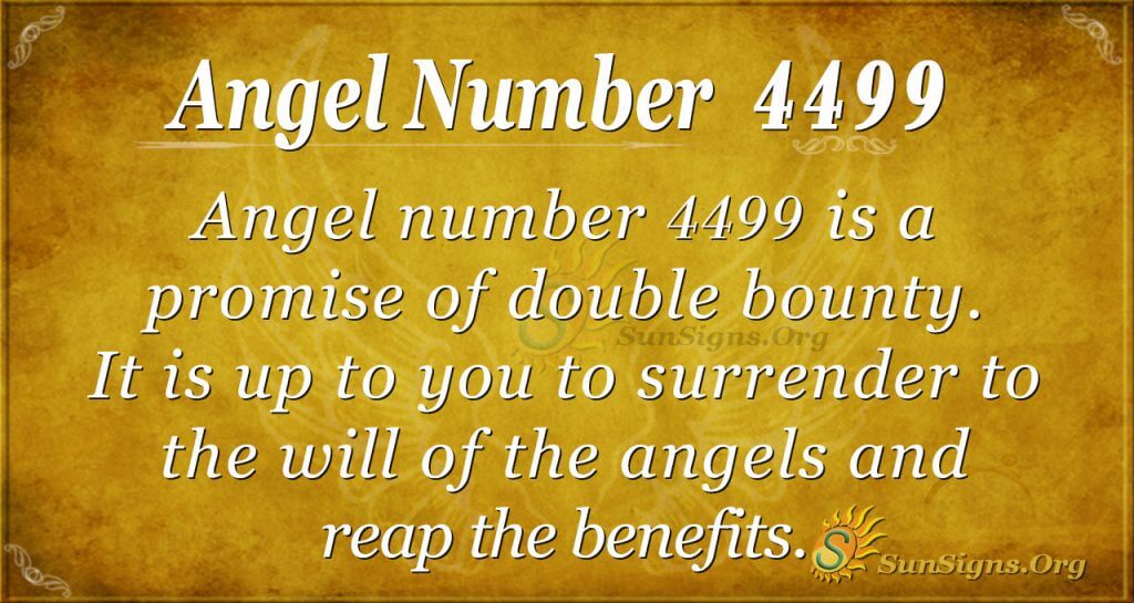 angel number 4499
