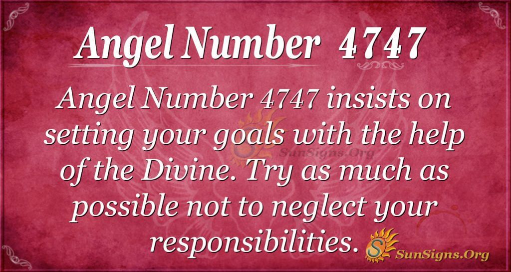 angel number 4747