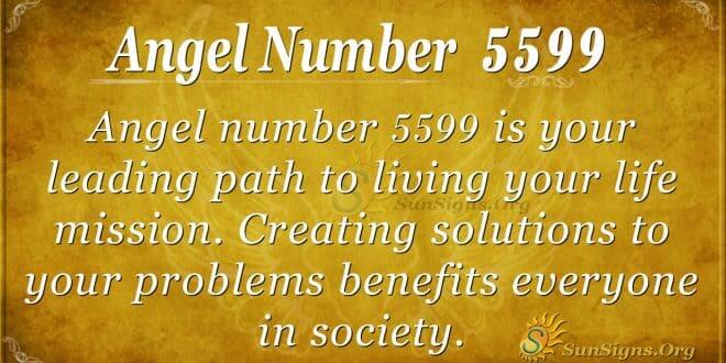 angel number 5599