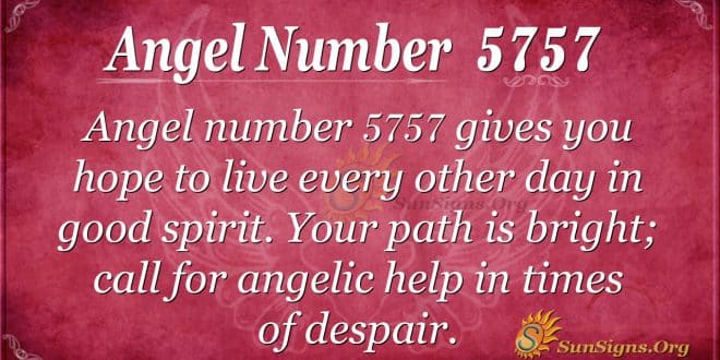 angel number 5757