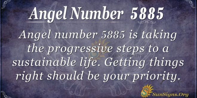 angel number 5885