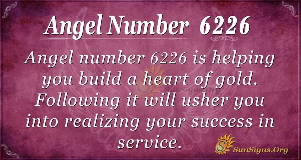 angel number 6226