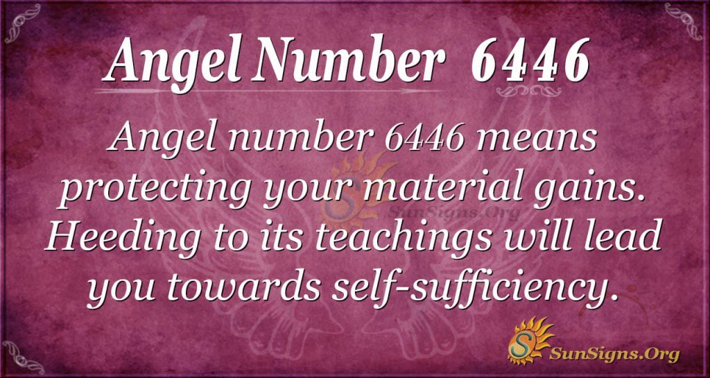 angel number 6446