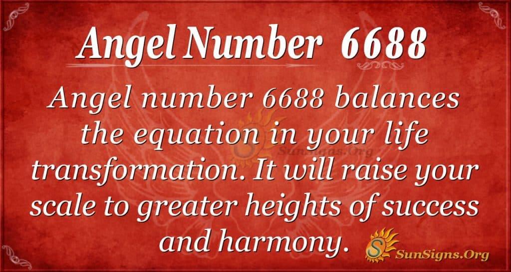 angel number 6688