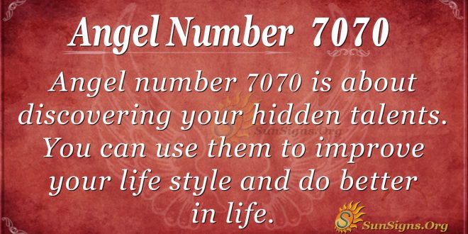 angel number 7070