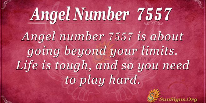 angel number 7557
