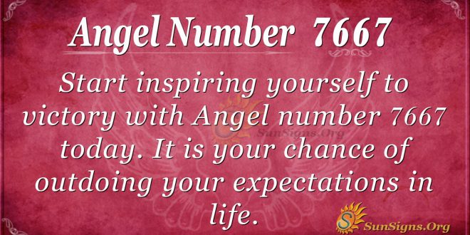 angel number 7667