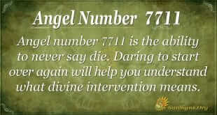 angel number 7711