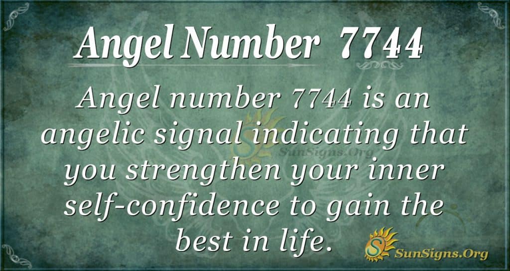 angel number 7744