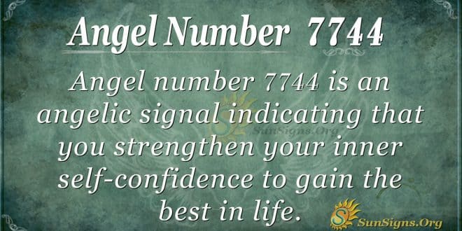 angel number 7744